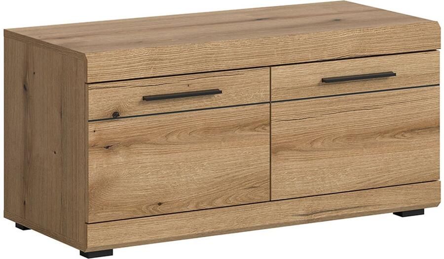 Hioshop Scout bank 2 deuren eik decor