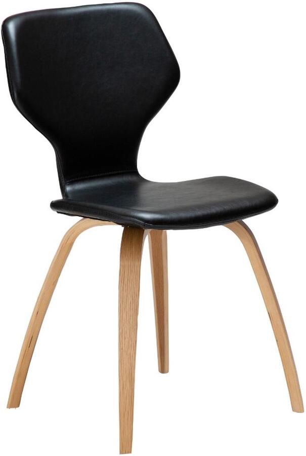 Hioshop S.I.T eetkamerstoel PU-kunstleer zwart