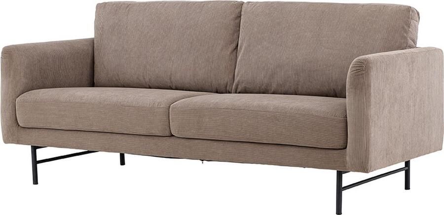 Nohr 3-zits Bank Sumit Rib Bruin