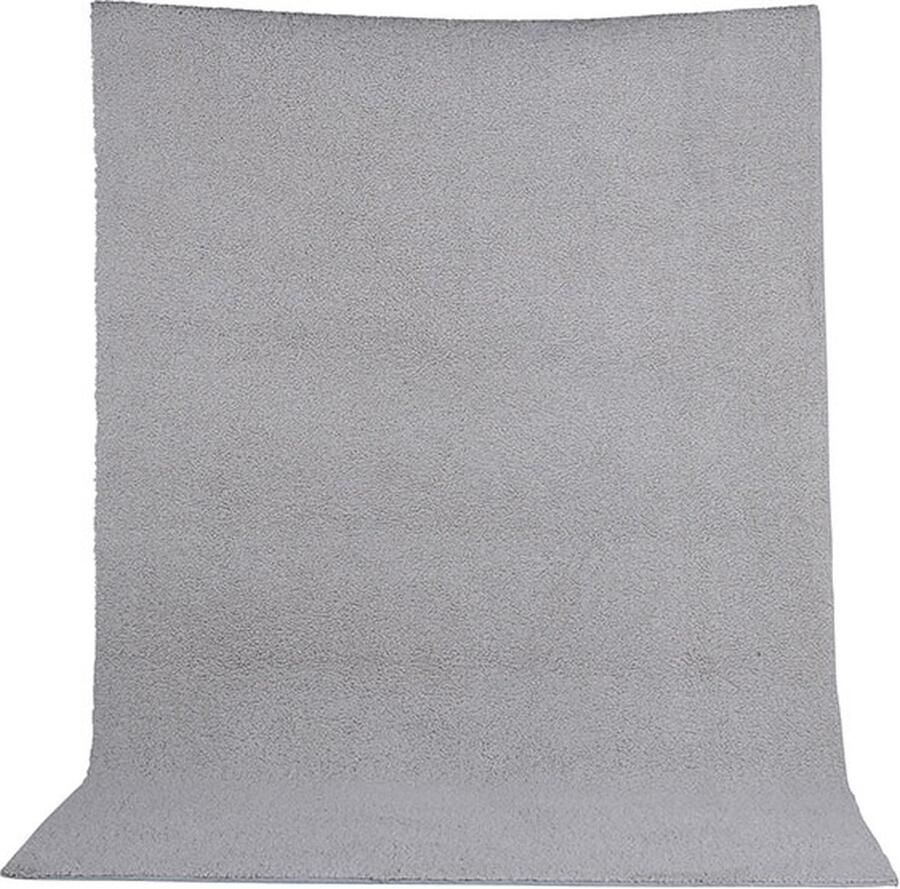 Hioshop Teddy vloerkleed 300x200cm grijs