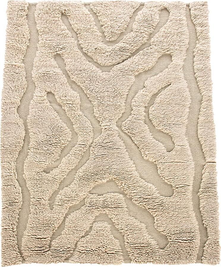 Hioshop Trondheim vloerkleed 202x300 cm beige