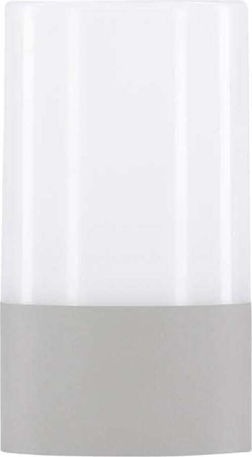 Hioshop Tubu tafellamp LED buiten grijs