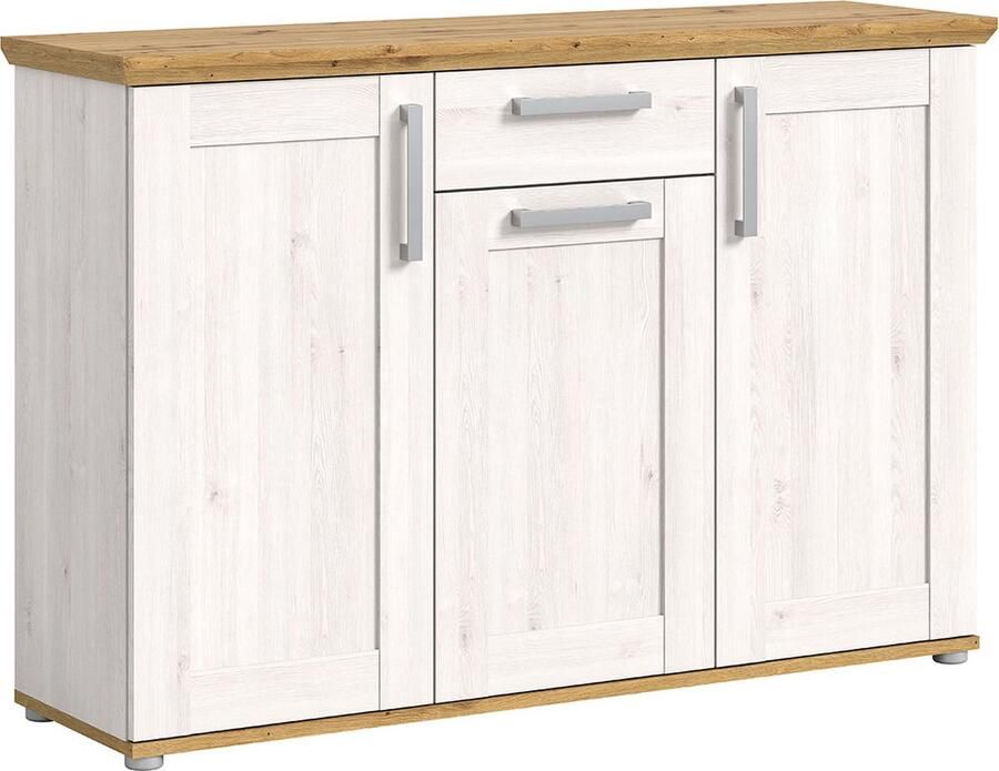 Hioshop Verona dressoir 1 lade 3 deuren lariks decor