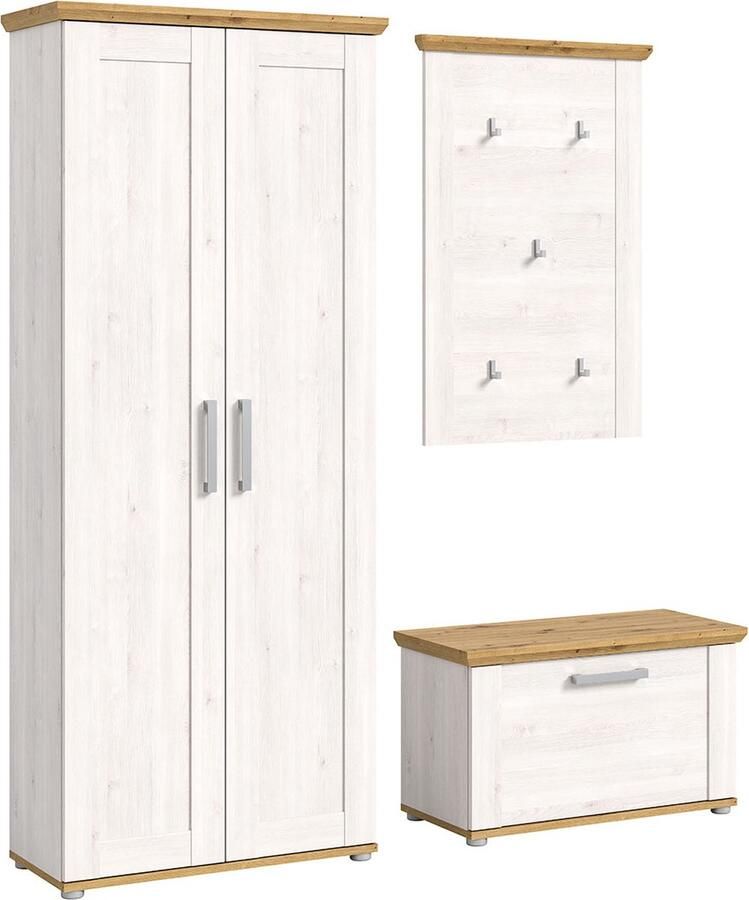 Hioshop Verona garderobe opstelling lariks decor