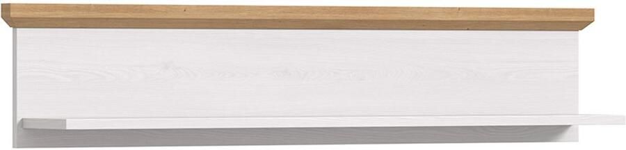 Hioshop Verona wandkast wandplank wit eik decor