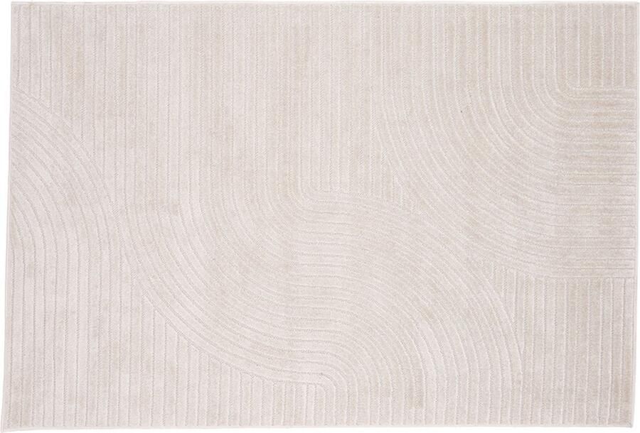 Hioshop Vince vloerkleed 340x240cm wit