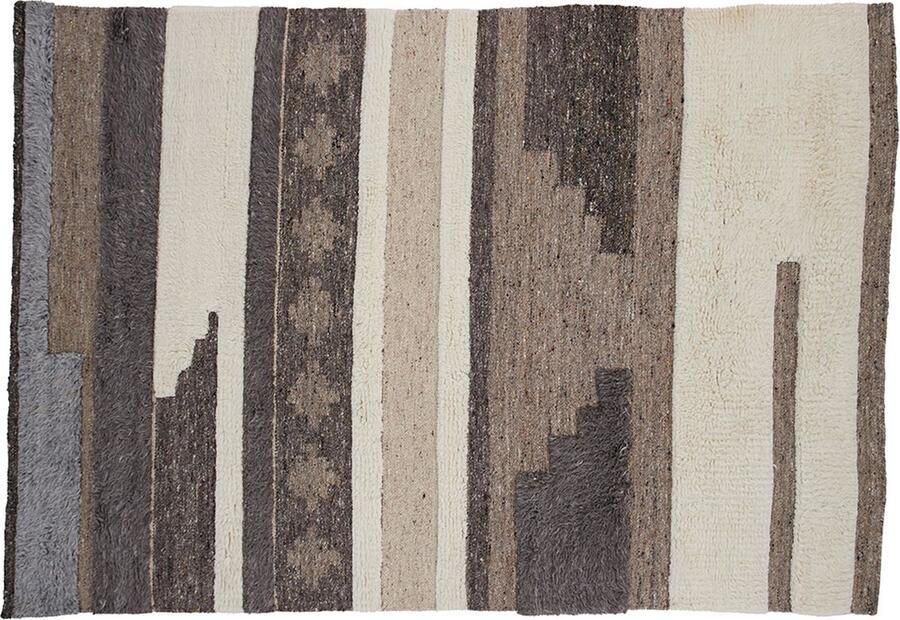 Hioshop Vincent vloerkleed 350x252cm wit