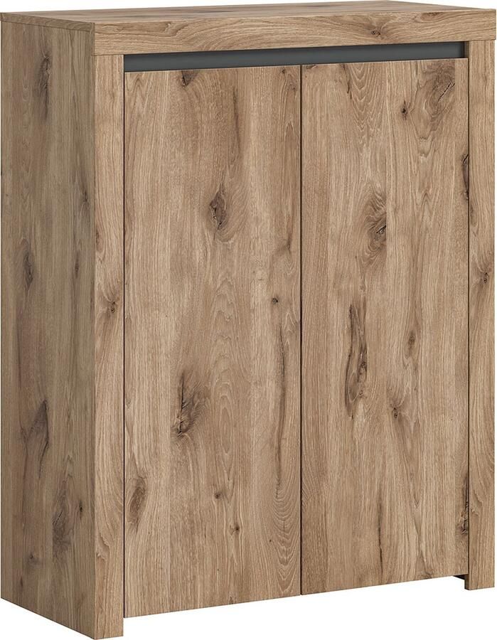 Hioshop Woody dressoir 2 deuren eiken decor