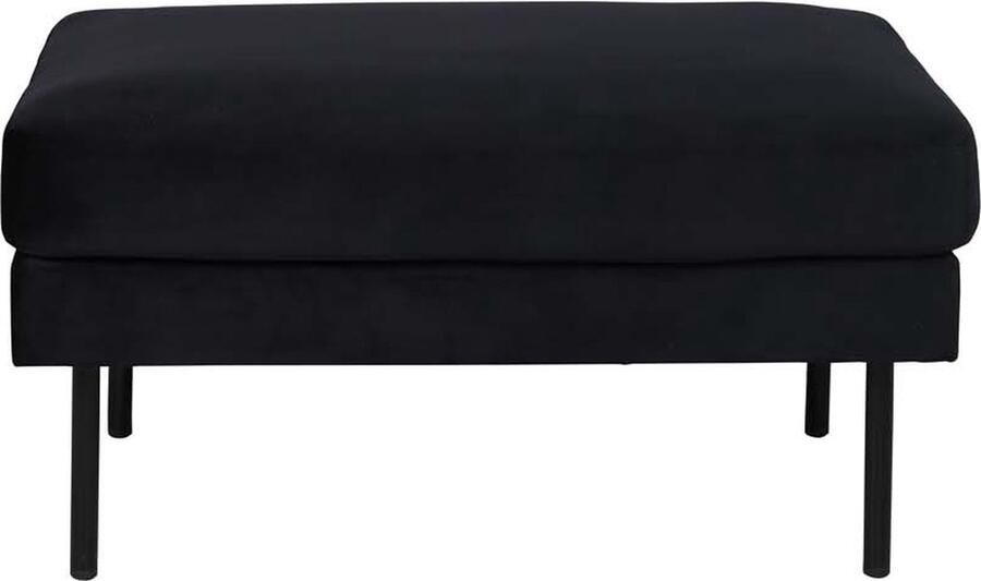 Venture Home Zoom Hocker | Poef 64 x 47 x 85 Zwart