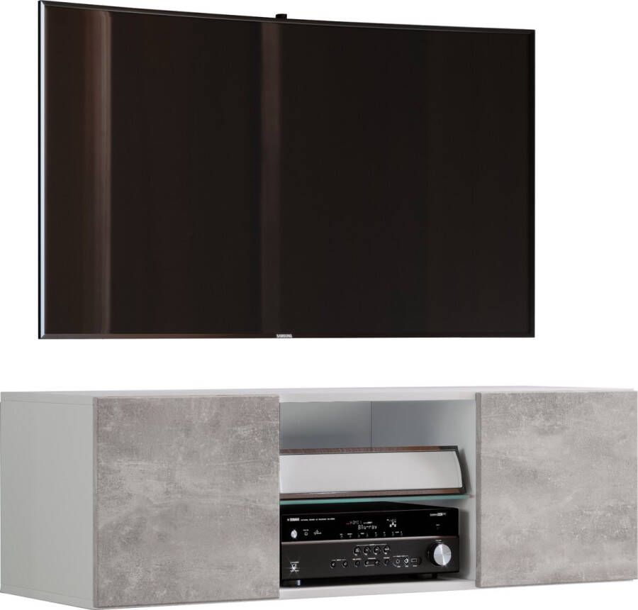 Vcm Houten TV Wandkast Hangend Lowboard TV Kabinet Hangend Wandkast Tafel Jusa Houten TV Wandkast Hangend Lowboard TV Kabinet Hangend Wandkast Tafel Jusa