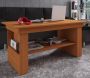 Hioshop Kobila salontafel met in hoogte verstelbaar tafelblad 1 legplank en 2 vakkenBeuken decor - Thumbnail 2