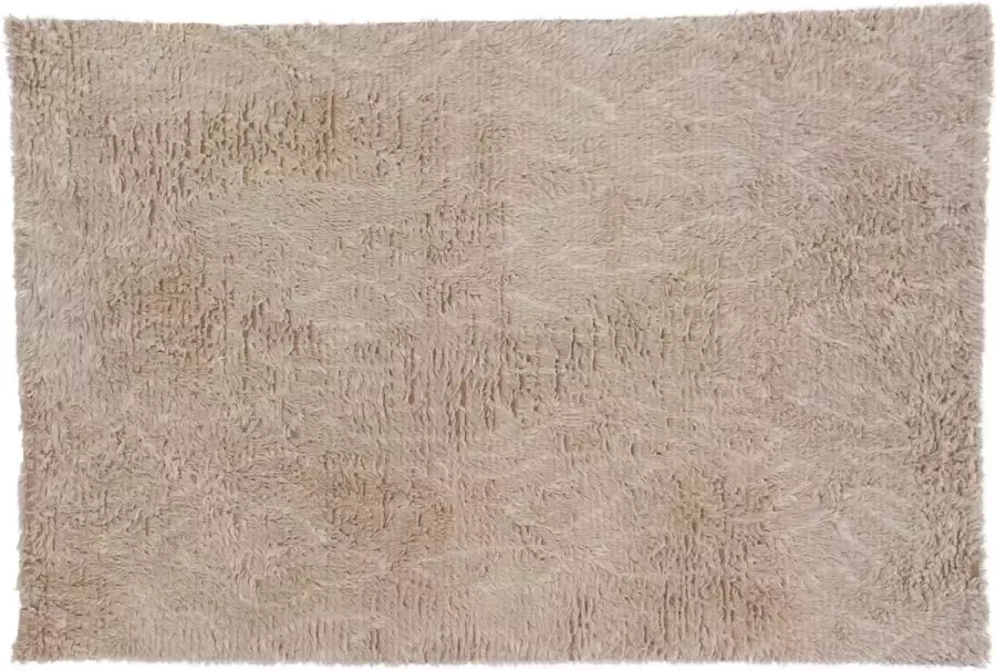 Hioshop Leiko vloerkleed 230x160 cm wol beige.