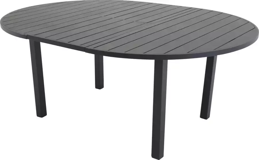 Nohr Ronde Tuintafel Tion 140 190 x 140cm Zwart