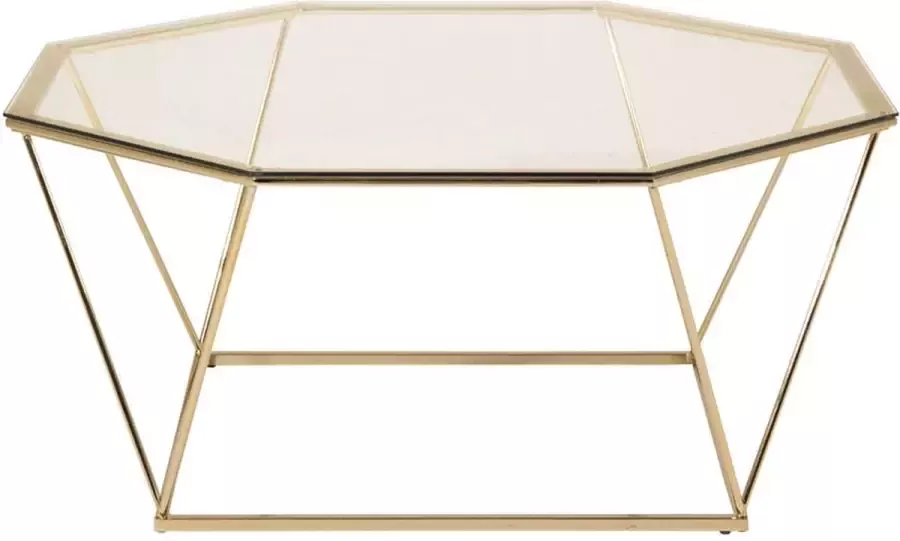 Hioshop Österlen salontafel Ø100 cm glas rookkleurig. - Foto 1