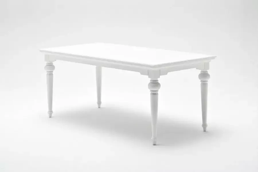 Hioshop Provence eettafel 90x180 cm in wit. - Foto 1