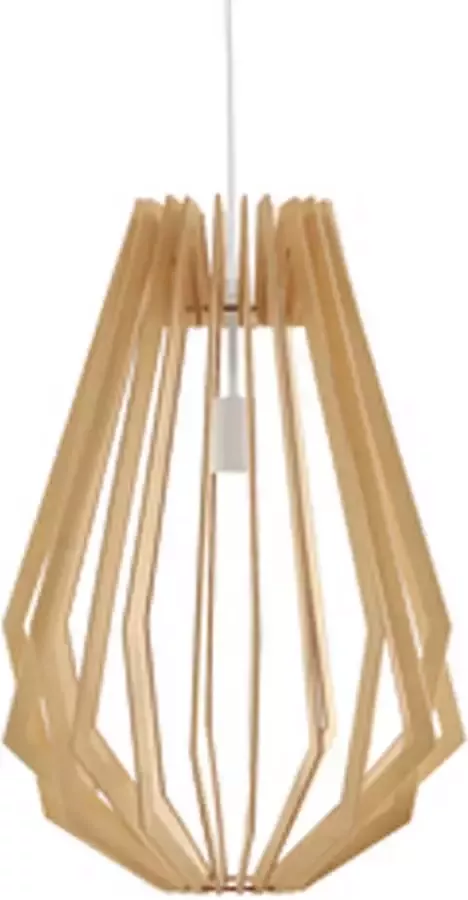 Hioshop Spider verlichting hanglamp 42x42x120cm hout. - Foto 1