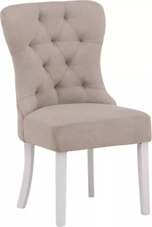Nohr Eetkamerstoel Sibyl Linnen Beige