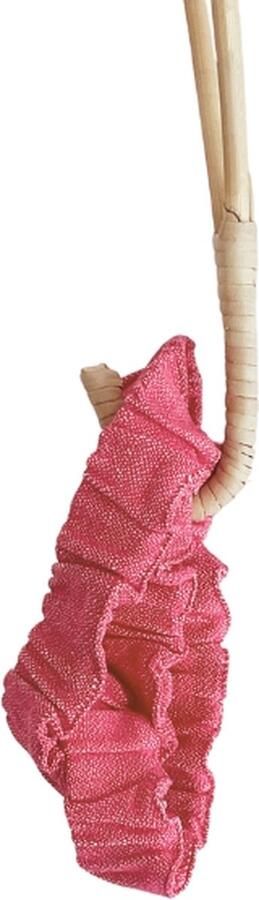 Hipps luxury beach life hiPPs Stijlvolle Handdoek Elastieken FUCHSIA Stonewashed Sterk en Flexibel Elastische Band Ligstoel Elastiek Ligbed Elastiek Strandbed Elastiek Elastieke Band Handdoekhouder Towel Strap Sunbed Strap Tuinstoel Campingstoel Elastiek