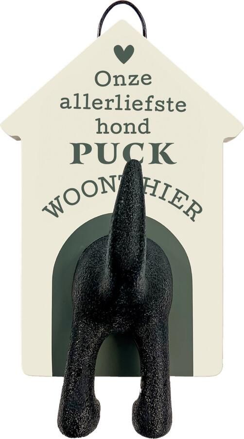 History & Heraldry Riemen kapstok honden onze allerliefste hond Puck woont hier