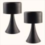 HIXA Tafellamp Buiten 2 Stuks LED Touch Tuinverlichting Dimbaar Zwart - Thumbnail 3