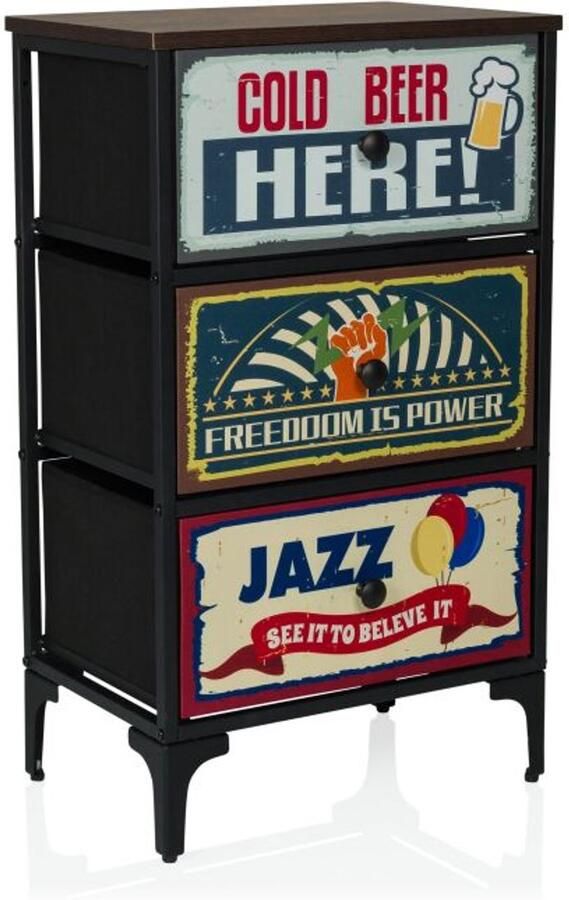 Hjh LIVING AMERIKO S Commode Motief