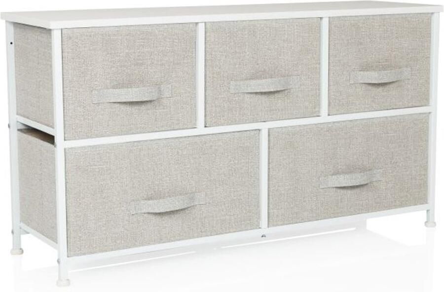 Hjh LIVING FOLDAR Commode Grijs