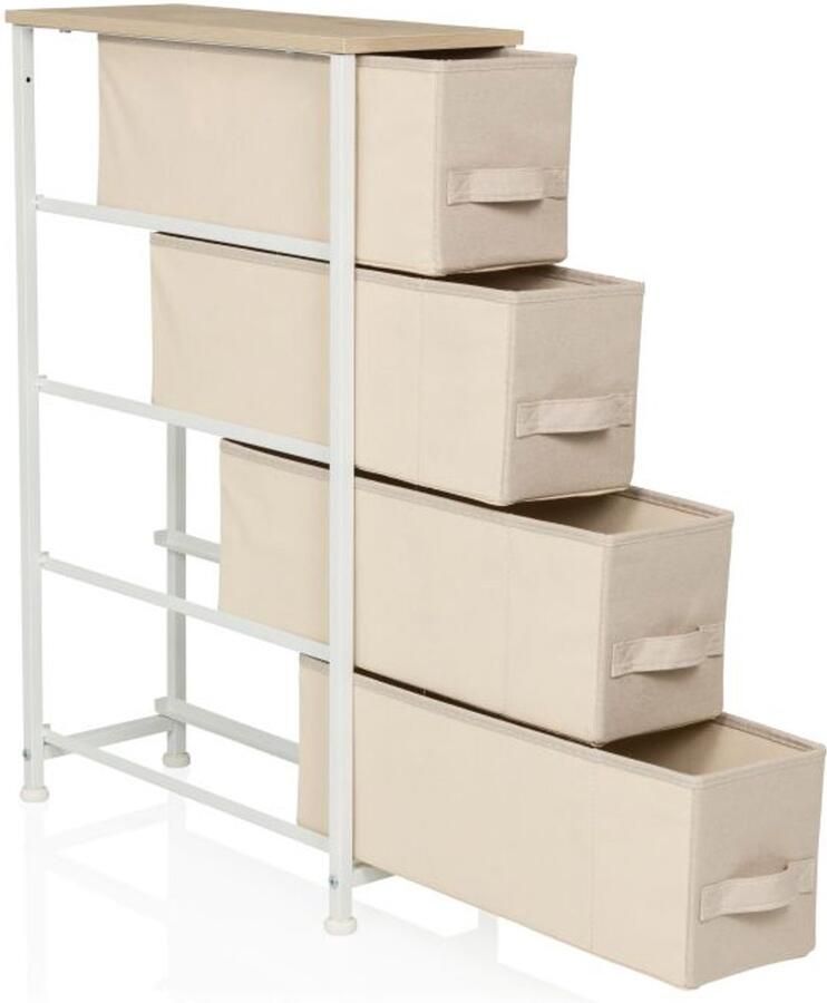 Hjh LIVING FOLDRESS S Commode Beige