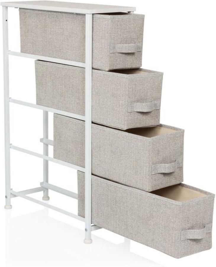 Hjh LIVING FOLDRESS S Commode Grijs