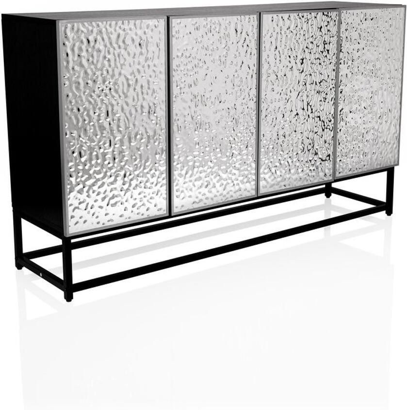 Hjh LIVING METALLIO Commode Zilver