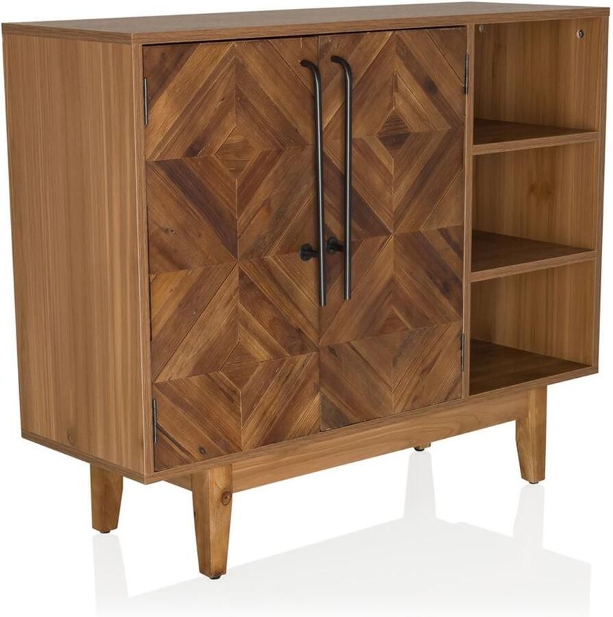 Hjh LIVING SANTJAGO WOOD L Commode Color Madera Oscura