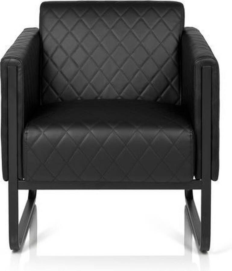 Hjh office ARUBA BLACK 1-Zits Lounge bank sofa Zwart