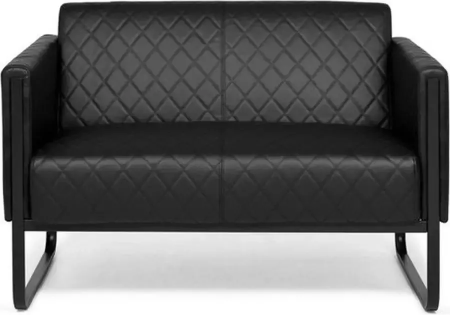 Hjh office ARUBA BLACK 2-Zits Lounge bank sofa Zwart