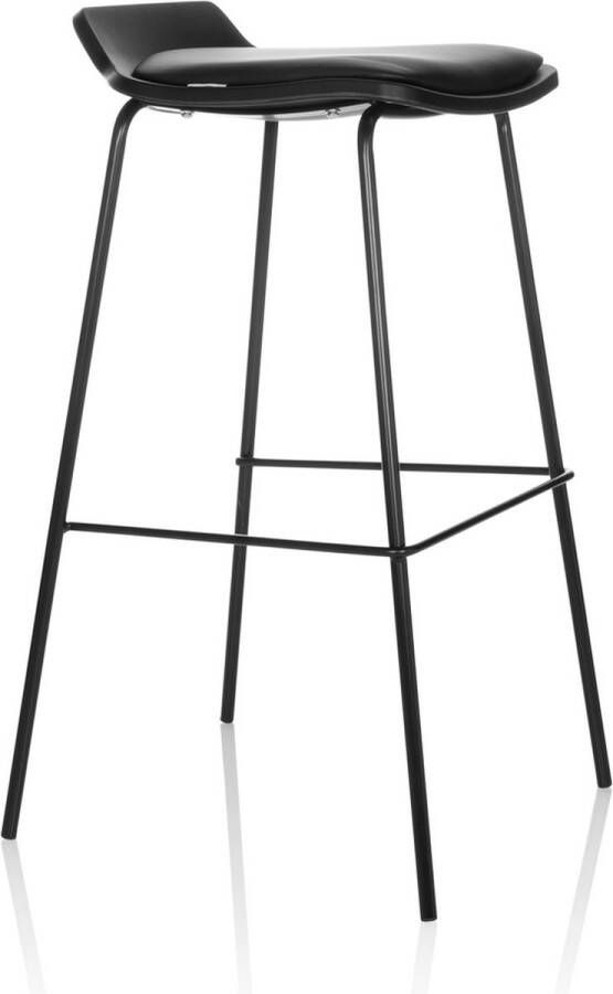 Hjh office Barkruk Lonso 10 Zwart