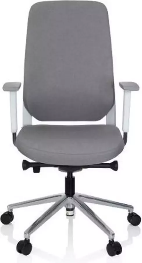 Hjh office Bureaustoel Met Armleuning Stof Grijs Ergonomisch