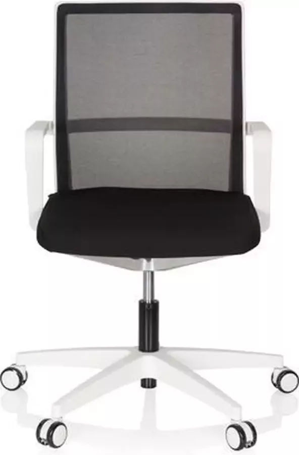Hjh office Bureaustoel Met Armleuning Stof Netstof Wit Zwart Move-Tec 3D