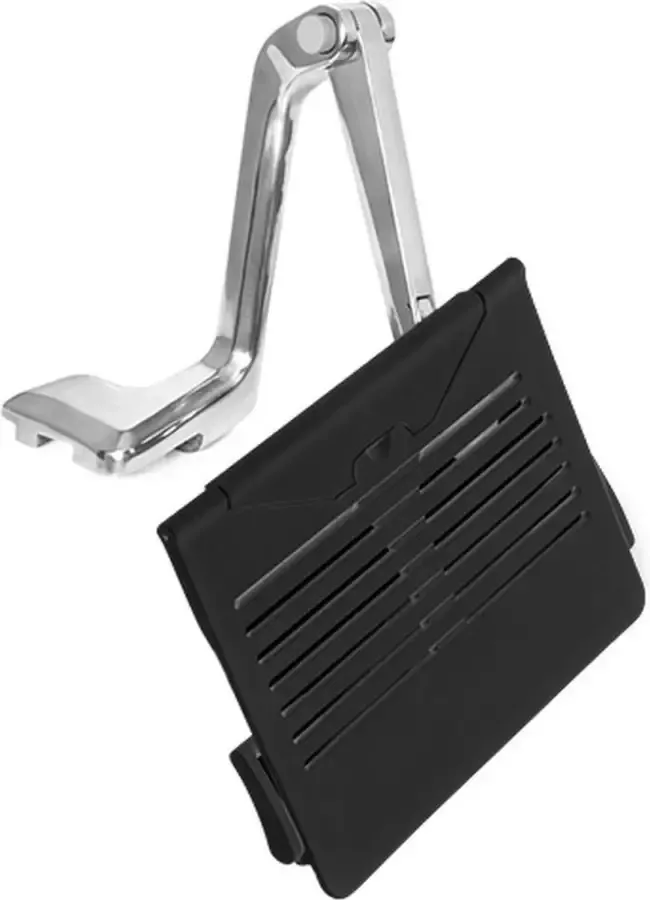 Hjh office Bureaustoel Metaal Kunststof Zwart Zilver Elemento Notebookhouder