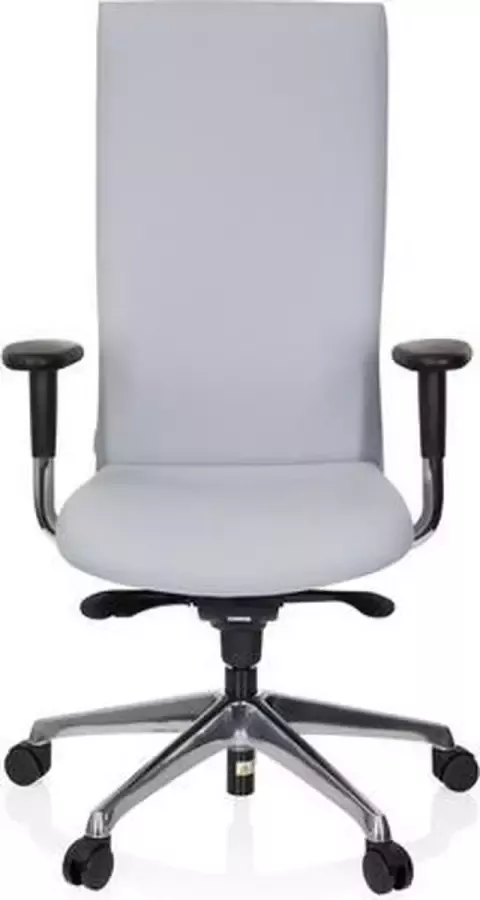 Hjh office Bureaustoel Verstelbare Armleuning Stof Grijs Ergonomisch