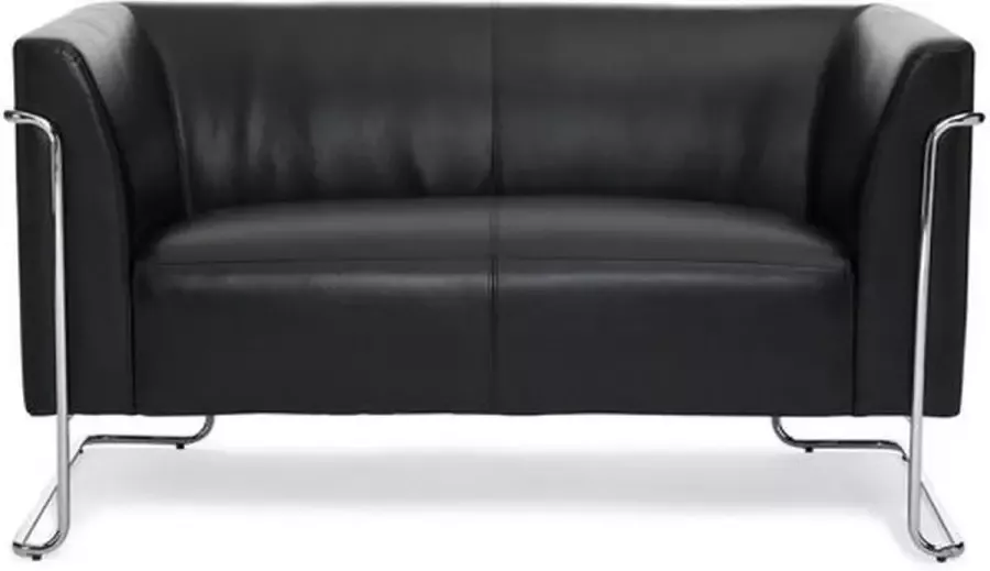 Hjh office CURACAO 2-Zits Lounge bank sofa Zwart