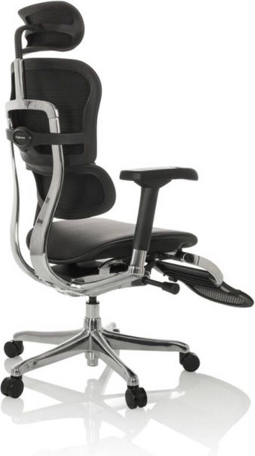 Hjh office ERGOHUMAN PLUS LEGPRO GEN2 Leder Luxe directiestoel Zwart - Foto 2