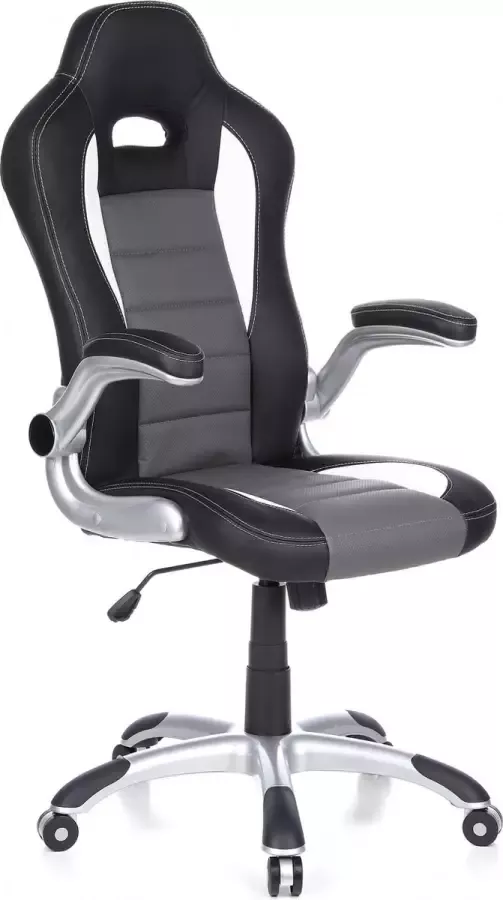 Hjh office Game Racer Sport Bureaustoel zwart grijs