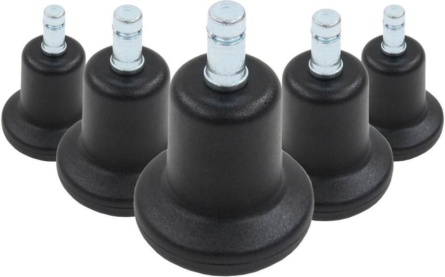 Hjh office 5X Vloerdoppen Klein No. 10 Stift 10 mm