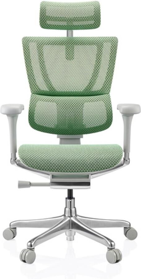 Hjh office Ergonomische Bureau- en directiestoel ERGOHUMAN SLIM G GEN2 Mesh Groen Premium Comfort & Design NEN-EN 1335 & NPR 1813 – - Foto 2