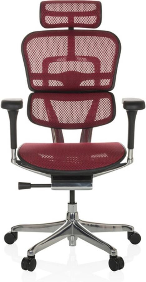 Hjh office ERGOHUMAN GEN2 net Luxe directiestoel Rood