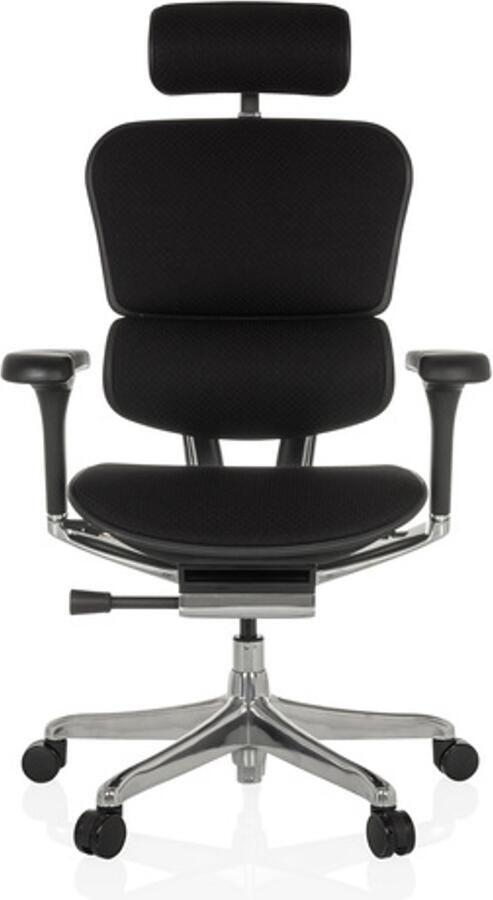 Hjh office ERGOHUMAN GEN2 Volledig gestoffeerd Luxe directiestoel Zwart