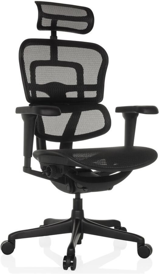 Hjh office ERGOHUMAN SLIM ULTRA GEN2 net Luxe directiestoel Zwart