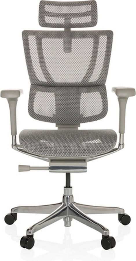 Hjh office ERGOHUMAN SLIM G GEN2 net Luxe directiestoel Lichtgrijs