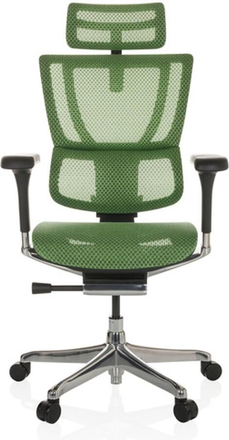 Hjh office ERGOHUMAN SLIM GEN2 net Luxe directiestoel Groen
