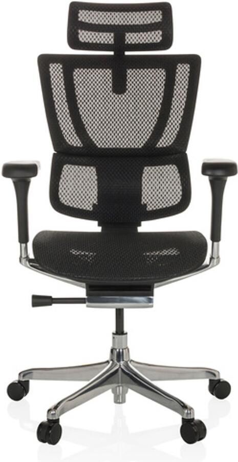 Hjh office ERGOHUMAN SLIM GEN2 net Luxe directiestoel Zwart