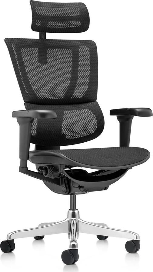 Hjh office ERGOHUMAN SLIM ULTRA GEN2 net Luxe directiestoel Zwart