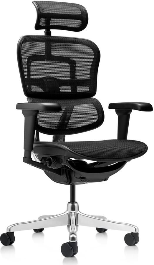 Hjh office ERGOHUMAN ULTRA GEN2 net Luxe directiestoel Zwart